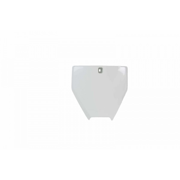 Plaque numéro frontale RACETECH blanc Husqvarna TC65