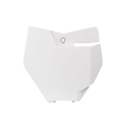 Plaque numéro frontale RACETECH blanc KTM