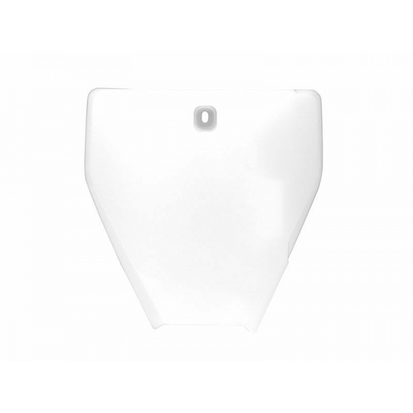 Plaque numéro frontale RACETECH blanc Husqvarna TC85