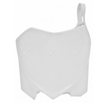 Plaque numéro frontale RACETECH blanc Honda CRF250R/450R