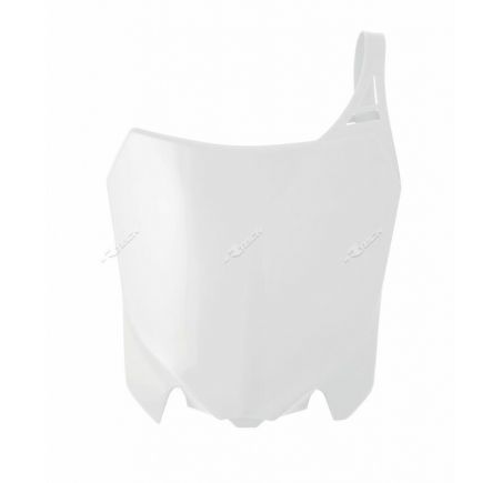 Plaque numéro frontale RACETECH blanc Honda CRF250R/450R