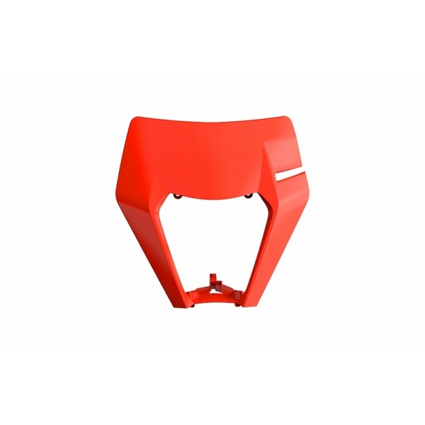 Plaque phare POLISPORT fluo KTM Plaque phare POLISPORT fluo KTM