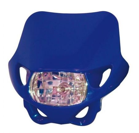 Plaque phare BIHR Enduro bleu 12V/35W