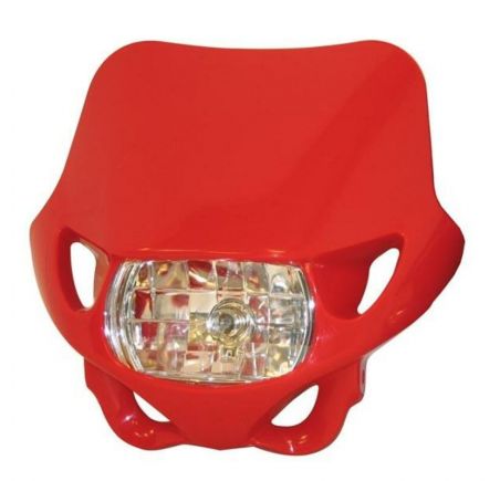 Plaque phare BIHR Enduro rouge 12V/35W