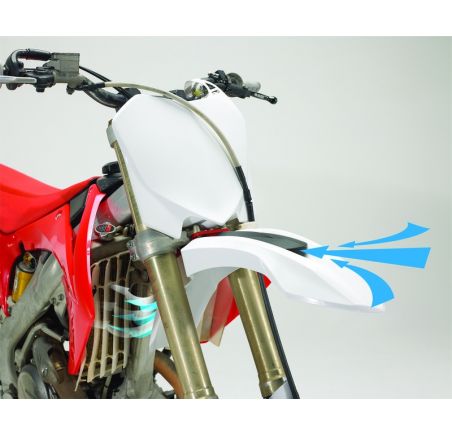 Garde-boue avant POLISPORT Supermotard SM Line blanc