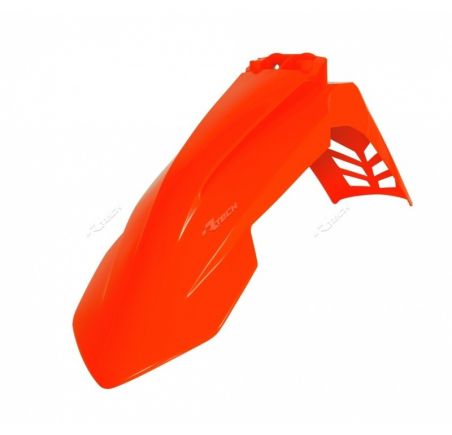Garde-boue avant RACETECH ventilé orange fluo KTM