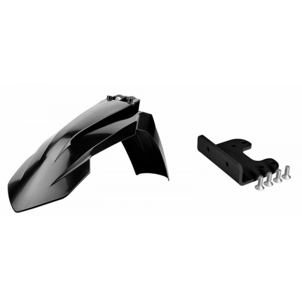 Garde-boue avant POLISPORT restylé noir avec adaptateur KTM Garde-boue avant POLISPORT restylé noir avec adaptateur KTM