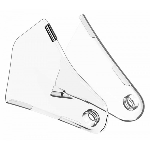 Protection de plaques latérales POLISPORT transparent Honda CRF250R/450R Protection de plaques latérales POLISPORT transparent Honda CRF250R/450R