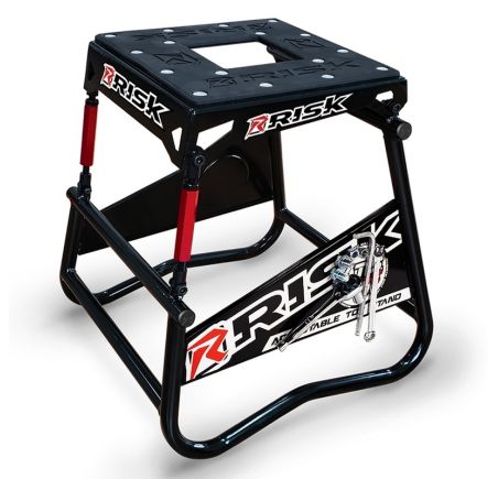Lève moto RISK RACING A.T.S. inclinaison réglable avec plaque aimantée