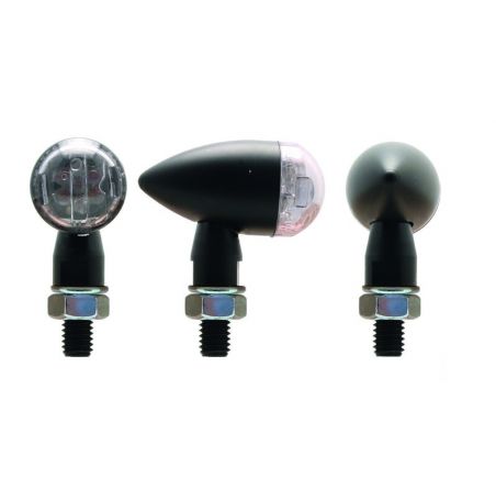 Clignotants V PARTS Shell XS LED noir universel