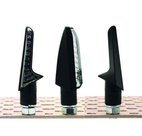 Clignotants V PARTS Hook LED noir universel