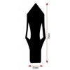 Clignotants V PARTS Arrow LED noir universel