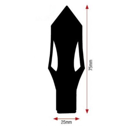 Clignotants V PARTS Arrow LED noir universel Homologué CE