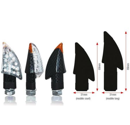 Clignotants BIHR Blade LED long bamboo universel