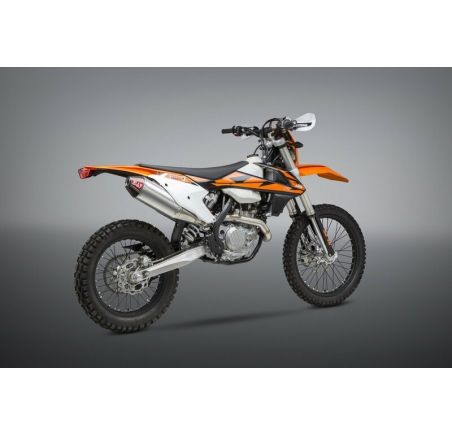 Silencieux YOSHIMURA RS-4 Signature Series aluminium/casquette carbone KTM/Husqvarna