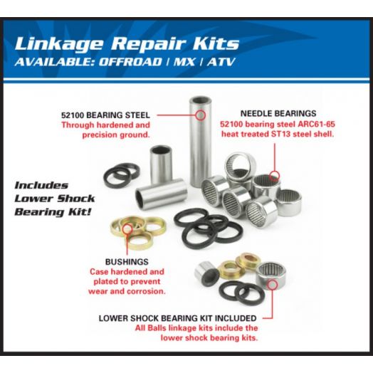 Kit réparation de biellettes ALL BALLS Yamaha 250 TT-R 1999-2006