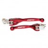 Ensemble de leviers retournables rouge Honda 250 CRF 2007-2025 / 450 CRF 2007-2020