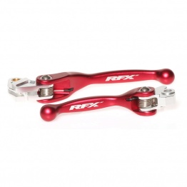 Ensemble de leviers retournables rouge Suzuki 250/450 RMZ 2007-2025 / Kawasaki 85/125/250 KX