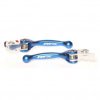 Ensemble de leviers retournables bleu TM Racing EN/EN-F/MX/MX-F 2019-2022 / Husqvarna FC/FE/TC/TE 2014-2016