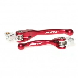 Ensemble de leviers retournables rouge Kawasaki 250/450 KXF 2006-2012 / Yamaha YZ/YZF/WRF 2001-2007