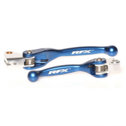 Jeu de leviers retournables forgés RFX Race (Bleu) - Yamaha WRF 250-450
