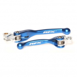 Ensemble de leviers retournables bleu Yamaha 125/250 YZ 2008-2014 / Kawasaki 250/450 KXF