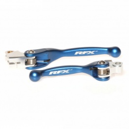Ensemble de leviers retournables bleu Yamaha YZ/YZF ou Fantic XE/XEF/XX/XXF