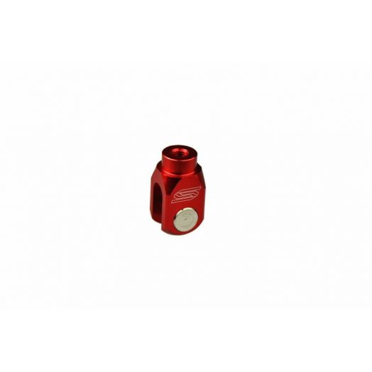 Chape de réglage de frein arrière rouge Fantic/Suzuki/Yamaha