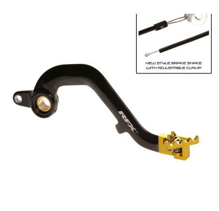 Pédale de frein arrière RFX Pro FT (Noir/Jaune) - Suzuki RM250