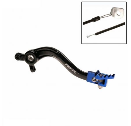 Pédale de frein arrière RFX Pro FT (Noir/Bleu)