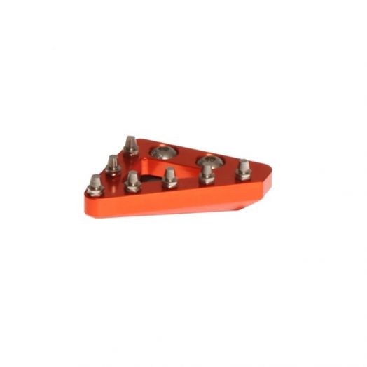 Embout de rechange solide de pédale de frein arrière RFX Pro Orange