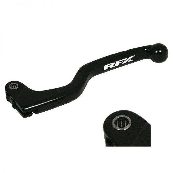 Levier d'embrayage RFX Pro noir Suzuki 250/450 RMZ / Kawasaki 65/80/85/125/250/500 KX
