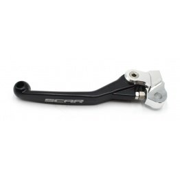 Levier d'embrayage retournable SCAR Flex noir Honda CR/CRF R/X