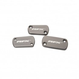 Jeu de bouchons de réservoir RFX Pro gris Kawasaki 250/450 KXF 2019-2024