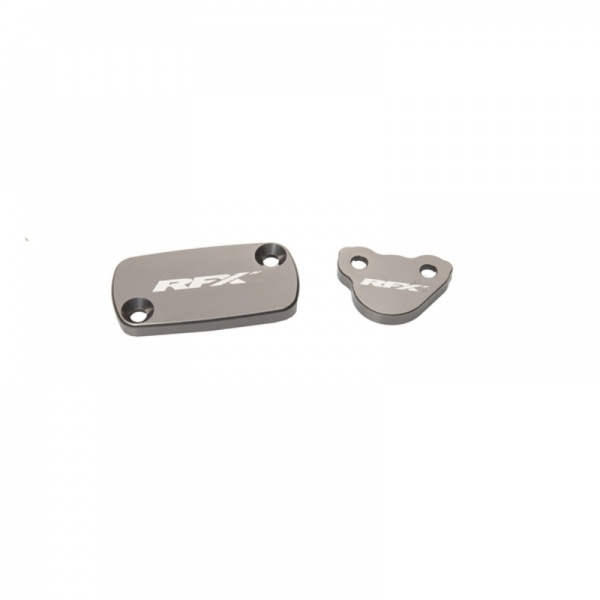 Jeu de bouchons de réservoir RFX Pro gris Honda 125/250 CR / 250/450 CRF Jeu de bouchons de réservoir RFX Pro gris Honda 125/250 CR / 250/450 CRF