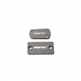 Jeu de bouchons de réservoir RFX Pro gris Kawasaki 125/250/450 KX/KXF / Suzuki 250/450 RMZ