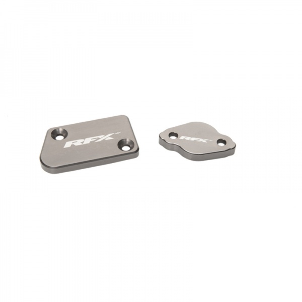 Jeu de bouchons de réservoir RFX Pro gris Yamaha YZ/YZF 2008-2025 / Fantic XE/XX/XEF/XXF