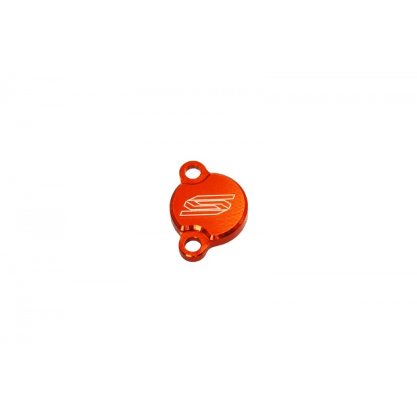 Couvercle maître-cylindre arrière SCAR orange KTM 50/65/85/105 SX / Freeride Couvercle maître-cylindre arrière SCAR orange KTM 50/65/85/105 SX / Freeride