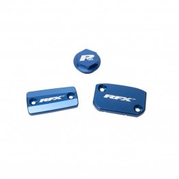 Jeu de bouchons de réservoir RFX Pro bleu Husqvarna FC/FE/TC/TE/TX (Frein Brembo et embrayage Magura)