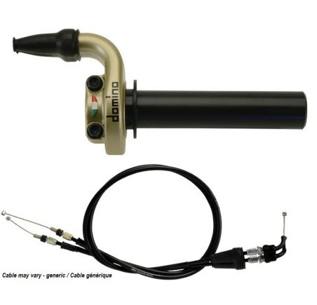 Kit poignées DOMINO KRE or avec câbles Honda 250/450 CRF 2004-2008