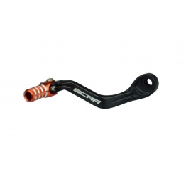 Sélecteur de vitesse SCAR noir mat/embout orange