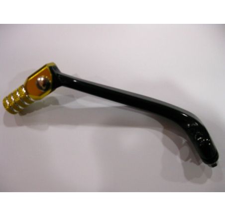 Sélecteur de vitesse BIHR aluminium forgé noir embout jaune Suzuki RM-Z250