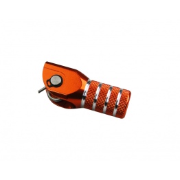 Sélecteur de vitesse SCAR noir mat/embout orange