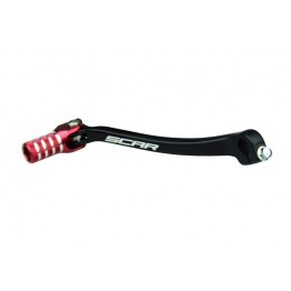Sélecteur de vitesse SCAR noir mat/embout rouge