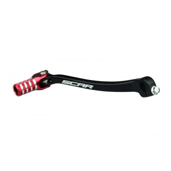 Sélecteur de vitesse SCAR noir mat/embout rouge