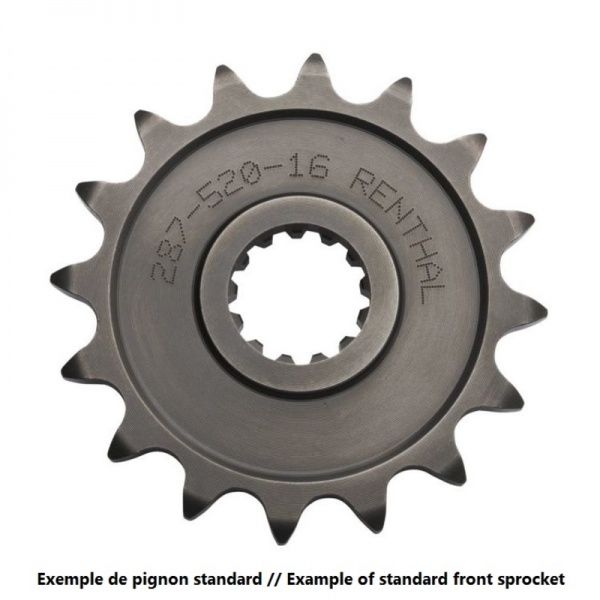 Pignon RENTHAL acier standard 452 - 520