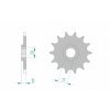 Pignon AFAM acier standard 64201 - 520