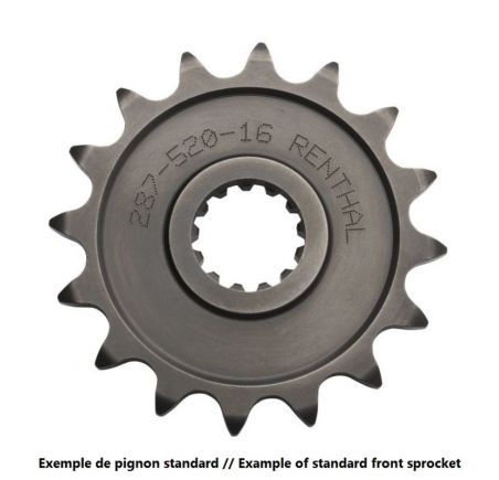 Pignon RENTHAL acier standard 253 - 520