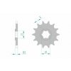 Pignon AFAM acier standard 24302 - 520