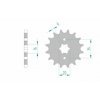 Pignon AFAM acier standard 21200 - 428